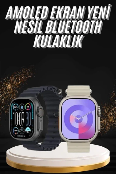 Uyku ve Sağlık Takibi Yapabilen GPS Uyumlu Plastik Kordonlu Akıllı Saat - Resim 2