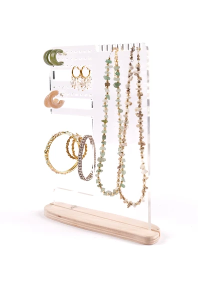 Modern Dekoratif Pleksi Çok Amaçlı Takı, Aksesuar Standı - Resim 6