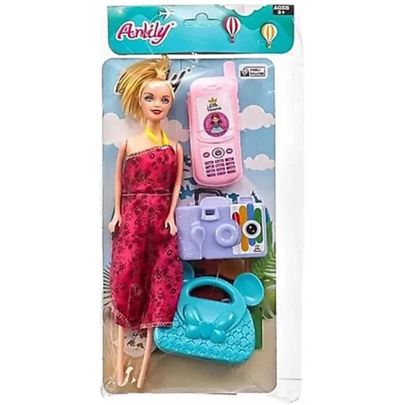 Oydaş Anlily Poşette Telefonlu Fotoğraf Makineli Bebek 2446 - Resim 2