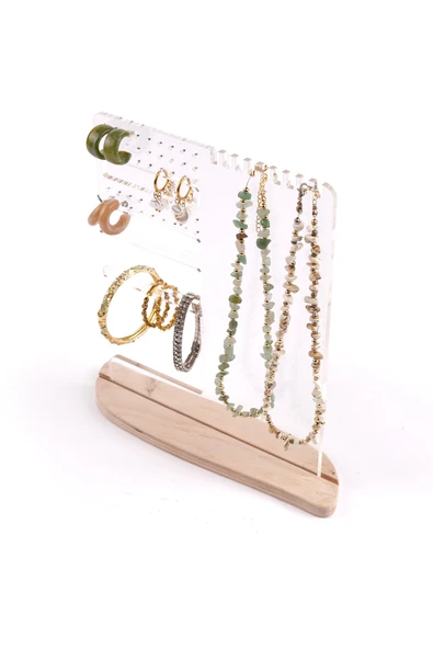 Modern Dekoratif Pleksi Çok Amaçlı Takı, Aksesuar Standı - Resim 5