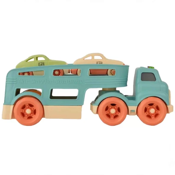 LC Sesli ve Işıklı Taşıyıcı Tır 3 Parça - Resim 5