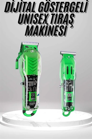 Islak ve Kuru Kullanıma Uygun Şarjlı Tıraş Makinesi Kısaltma Makinesi - 2