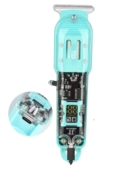 Tıraş Makinesi Renkli Dijital Göstergeli Epilasyon Öncesi Kısaltma Makinesi - Resim 3