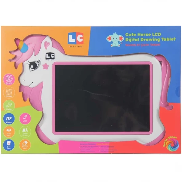 Lc Sevimli At Çizim Tableti 22 cm - Resim 2