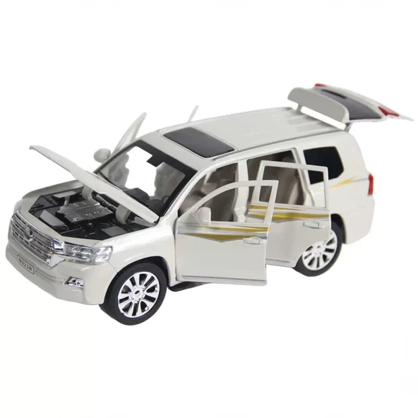 1:24 XLG Metal Sesli Işıklı Model Araba M923W-1 - Resim 3