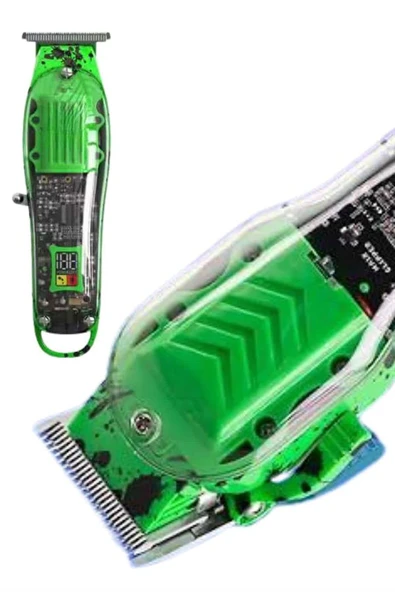 Islak ve Kuru Kullanıma Uygun Şarjlı Tıraş Makinesi Kısaltma Makinesi - 3