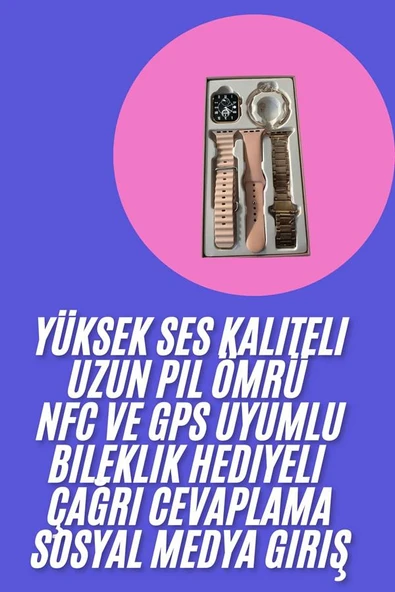 Genç Kızlara Özel Akıllı Saat 41 mm Çağrı Cevaplayabilen NFC ve GPS Uyumlu ürün görseli