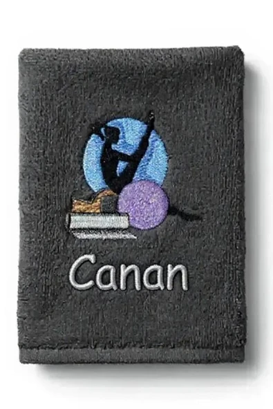 Kişiye Özel Nakışlı Pilates Temalı Spor ve Fitness Antreman Havlusu 50x90 cm - Resim 7