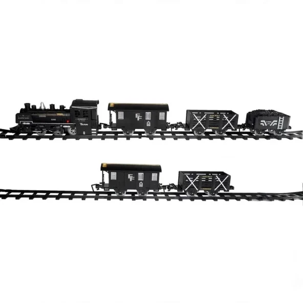 Classic Steam Pilli Tren Seti 40 Parça 1603C - Resim 3