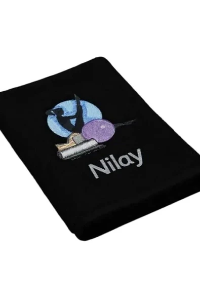 Kişiye Özel Nakışlı Pilates Temalı Spor ve Fitness Antreman Havlusu 50x90 cm - Resim 2