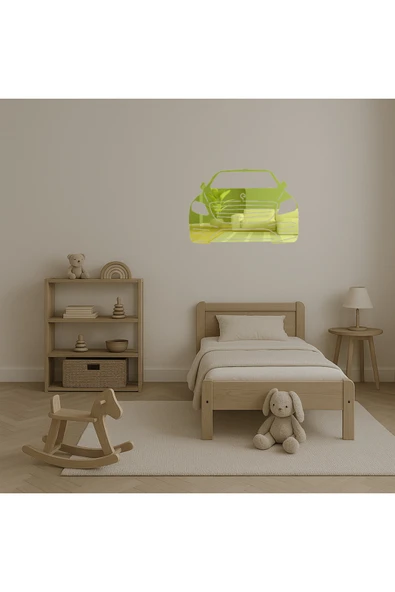 Akman Klasik Araba Tasarımlı Dekoratif Altın Aynalı Tablo 15,8 cm x 10,8 cm - ACL6209294-5118 - 4