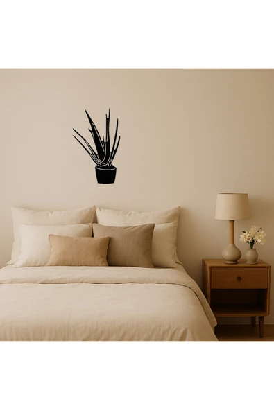 Akman Aloe Vera Bitkisi MDF Dekoratif Tablo 14,9 cm x 23,7 cm - ACL6209315-3336 ürün görseli 1