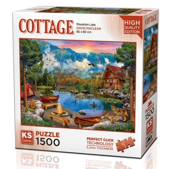 KS Games Mountain Lake Puzzle 1500 Parça 22036 ürün görseli 1