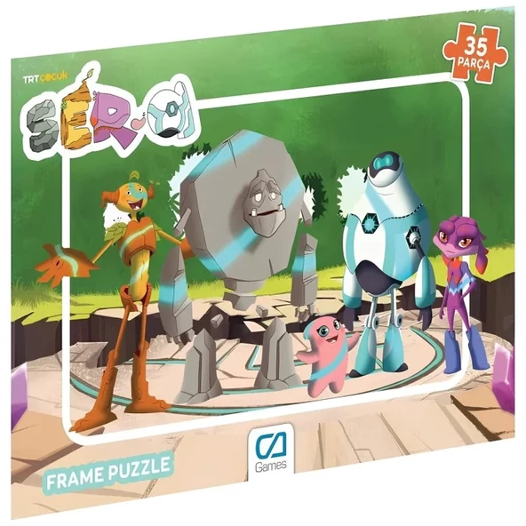 Ca Games Ser-A Frame Puzzle 35 Parça 5200-5201 ürün görseli