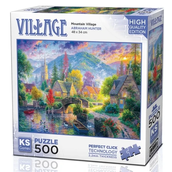 KS Games Mountain Village Puzzle 500 Parça 20046 ürün görseli