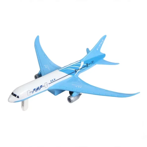 Metal Çekbırak Yolcu Uçağı - 5