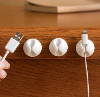 Siyah Beyaz Kablo Sabitleme Klipsi 10 lu - 2