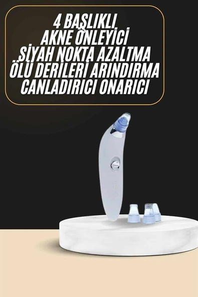 Siyah Nokta Temizleme Cihazı 4 Başlıklı Vakumlu Pilli Ölü Deri Arındırma ürün görseli 1