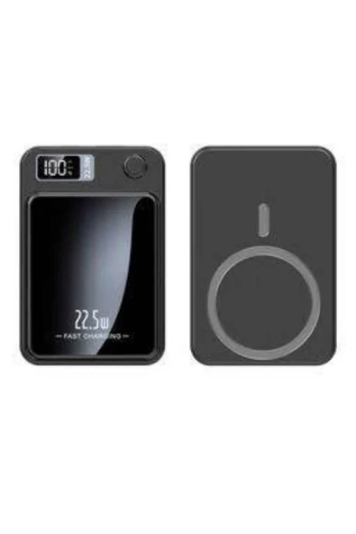 Magsafe Hızlı Şarj 10.000 Mah Wireless Şarj Powerbank Android ve İOS Uyumlu - Resim 3