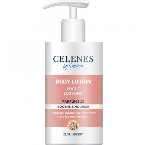 Celenes by Sweden Parfümsüz Vücut Losyonu 200 ml 7350104248222