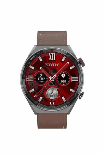 Akıllı Saat Çelik Kordon Çağrı Cevaplama Amoled Ekran Titreşimli Uyku ve Sağlık Takibi - Resim 5