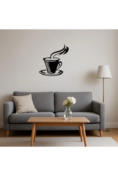 Akman Çay Fincanı Tasarımlı Dekoratif Duvar Tablosu 21,4 cm x 23,4 cm - ACL6208652-2094 - 4