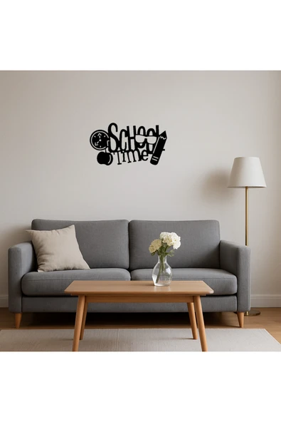 Akman Okul Zamanı Temalı MDF Duvar Dekoru 31,4 cm x 17,3 cm - ACL6206985-1036 - 4