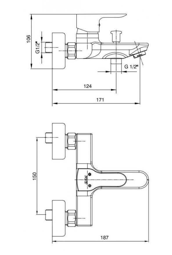 Eca Star Banyo Duş Bataryası 20 Yıl Garanti 102102464 - 2