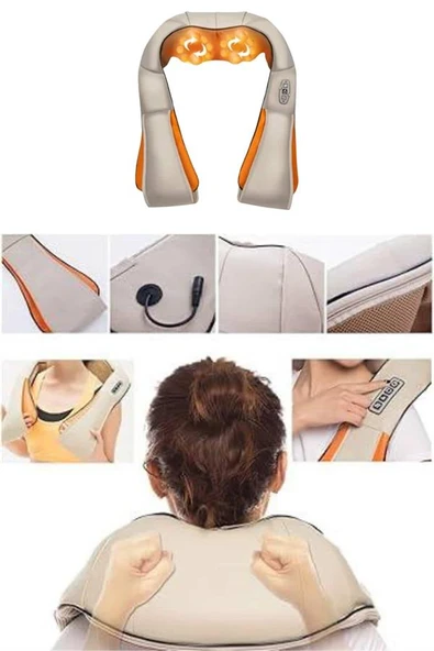 Ovmalı Masaj Aleti Boyun Sırt Ağrıları İçin Masaj Aleti - 4