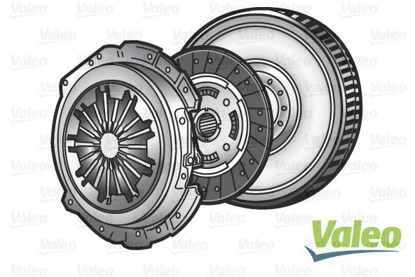 Ford Dmf Volant  (debriyaj Seti + Volan ) Focus C Max Cap 04>08 Focus II Cb4 04>11 1.6 Tcdi C-Max 06>11 / - Valeo 835189 - Resim 1