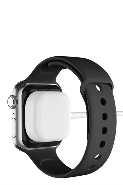 Akıllı Saat Sesli Görüşme Bluetooth Bağlantılı Kablosuz Şarj Özelliği - Resim 5