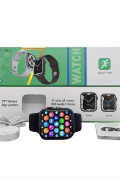 Akıllı Saat Wireless Şarj Yüksek Çözünürlüklü Müzik Dinleme Sesli Cevaplama - 3