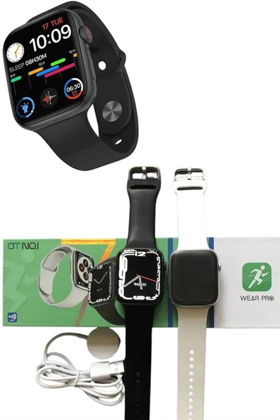 Akıllı Saat Wireless Şarj Yüksek Çözünürlüklü Müzik Dinleme Sesli Cevaplama