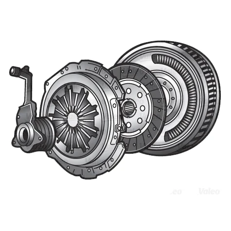 Renault Debriyaj Seti+oynar Volan (rulmanlı) Master III 10> Movano B 10> Nv400 10> 2.3 DCI (8200846744+30205 - Valeo 837427 - Resim 1