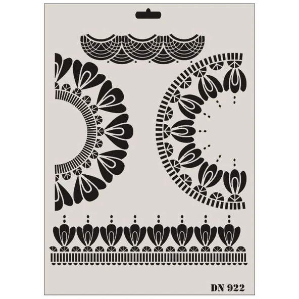 Rich Dantel Seri DN-922 Stencil 35x25 cm - 1