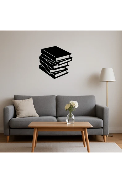 Akman Kitap Seti Temalı MDF Dekoratif Tablo 31,4 cm x 30,9 cm - ACL6206506-2667 - 4