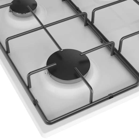 Bsomd D 611EB Beyaz Set Üstü Ocak - Resim 5