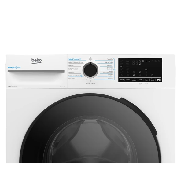 Beko CMX 10120 1200 Devir 10 KG Çamaşır Makinesi - Resim 4