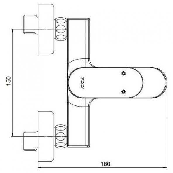 Eca Zafir Banyo Duş Bataryası 20 Yıl Garanti 102102461 - 3
