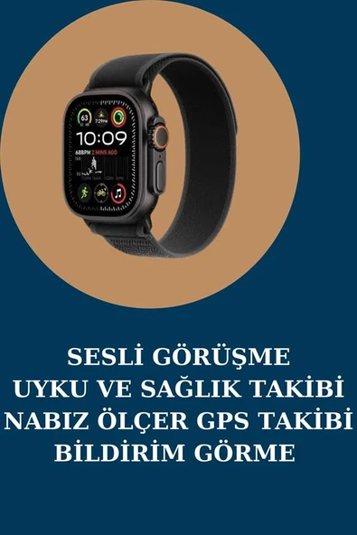 Akıllı Saat Nabız Ölçer Uyku Takibi Adımsayar Alarm ve Hatırlatıcı Çağrı Cevaplama - Resim 2