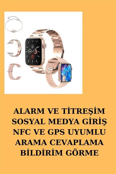 Powerbank Özellikli Bluetooth Kulaklık ve Nabız Ölçer Akıllı Saat Bileklik Hediyeli - Resim 3