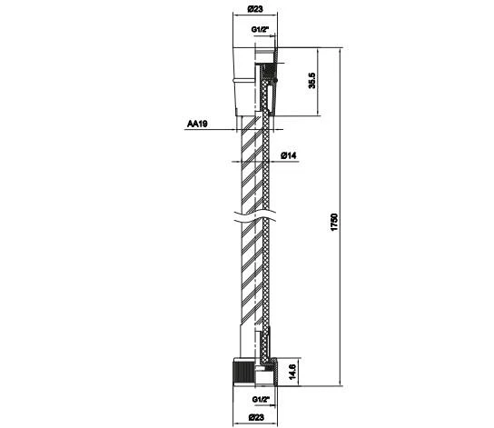Ar PVC Duş Spirali (175 cm PVC Hortum) 102141019-BM - 2