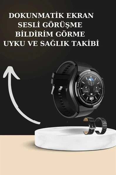 TWS Bluetooth Kulaklık ve Akıllı Saat Uyku Takibi Nabız Ölçer Uzun Pil Ömrü - Resim 3