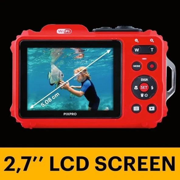 KODAK PIXPRO WPZ2 Su Geçirmez WiFi Dijital Fotoğraf Makinesi - 5