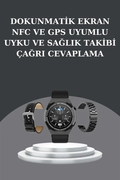 Yeni Nesil Akıllı Saat Ve Bluetooth Kulaklık Titreşim Bildirimleri Uyku Takibi - Resim 3