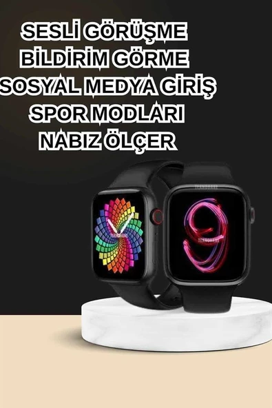 Dokunmatik Akıllı Saat Yeni Nesil Kulaklık Kampanyası ANC Özelliği Yüksek Ses Kaliteli - Resim 3