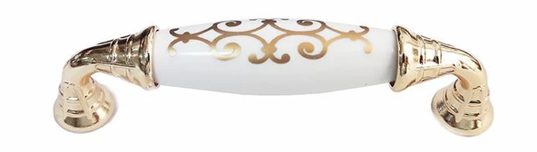 Klasik Silindir Kulp Altın 96 mm - Resim 3