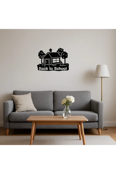 Akman Okula Dönüş Binası Dekoratif Tablo 47,1 cm x 34,2 cm - ACL6206102-4769 - 4