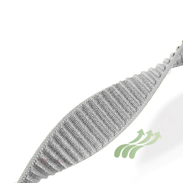 Samsung Galaxy Watch 8 44mm 40mm 47mm İle Uyumlu Naylon Spor Loop Kordon Ayarlanabilir Rahat ve Dayanıklı  Gri - Resim 4