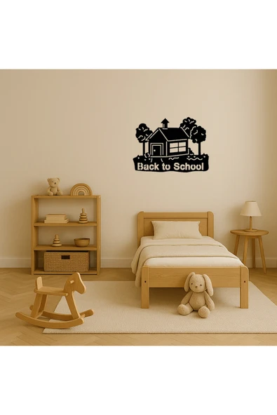 Akman Okula Dönüş Binası Dekoratif Tablo 47,1 cm x 34,2 cm - ACL6206102-4769 - 3